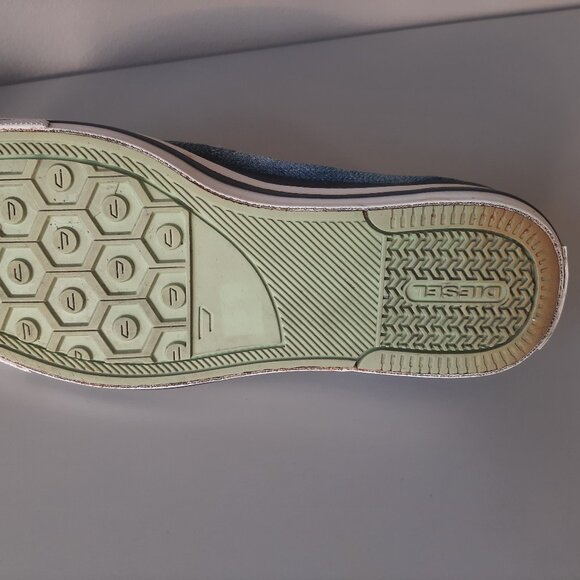 Diesel Low Top Denim Sneakers - Women's Size 8 - Picture 8 of 10